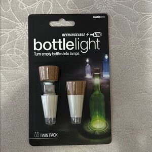 Bottle Light Twin Pack - Brown and White